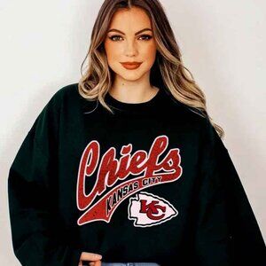 Sweatshirt Kansas City Football Crewneck Sweatshirt 05